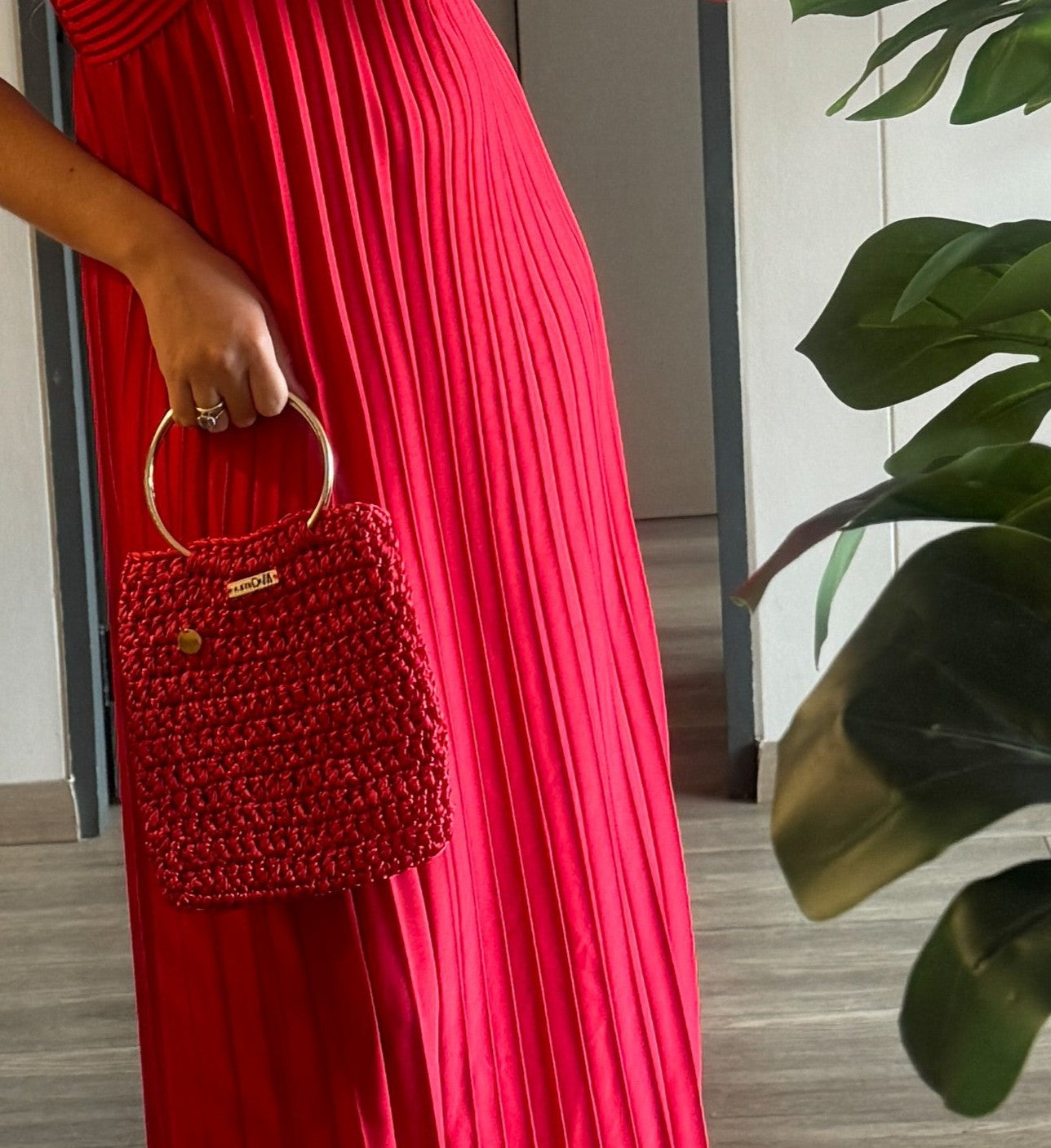 CARTERA AMELIA ROJA - MACAROLA