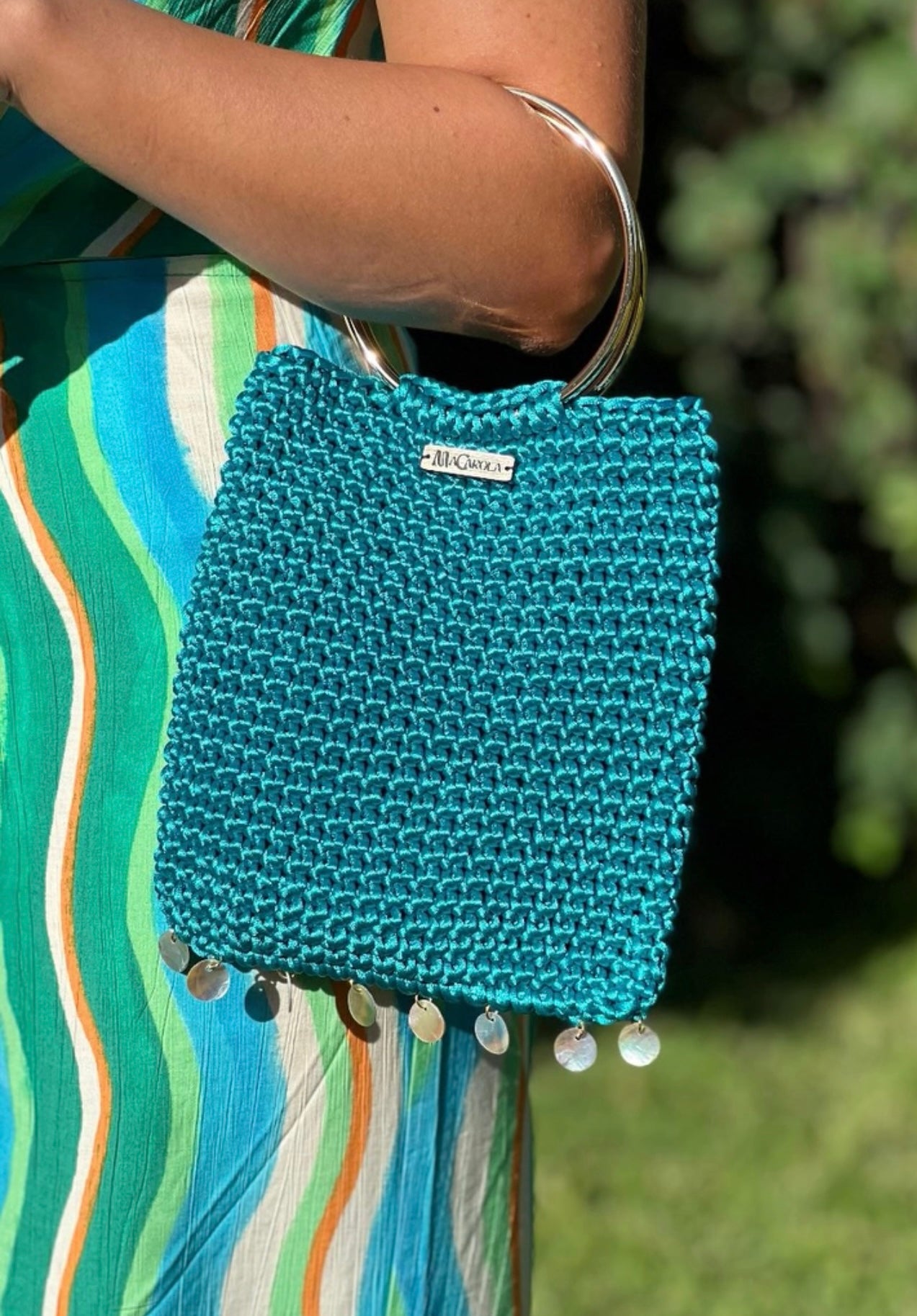 CARTERA AMELIA TURQUESA - MACAROLA