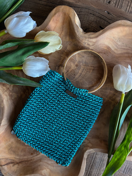 CARTERA AMELIA TURQUESA - MACAROLA