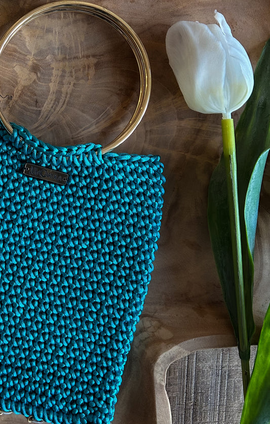 CARTERA AMELIA TURQUESA - MACAROLA