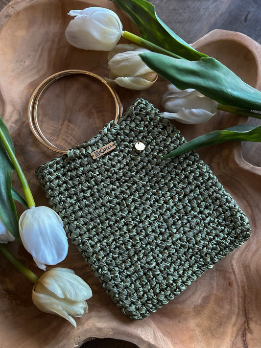 CARTERA AMELIA VERDE - MACAROLA